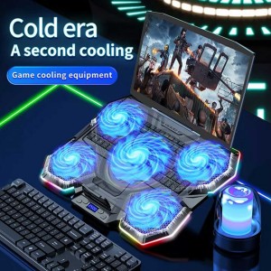 پایه خنک کننده لپ تاپ کول کولد RGB مدل F13